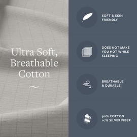 GroundLuxe Flat TwinXL Grounding Sheet in Beige