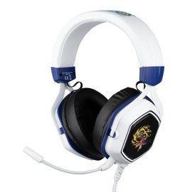 Konix One Piece Kabelgebundenes 7.1 Gaming-Headset für PC - 50 mm Lautsprecher - Mikrofon - 2 m USB-Kabel - Hintergrundbeleuchtung - Luffy-Motiv - Weiß