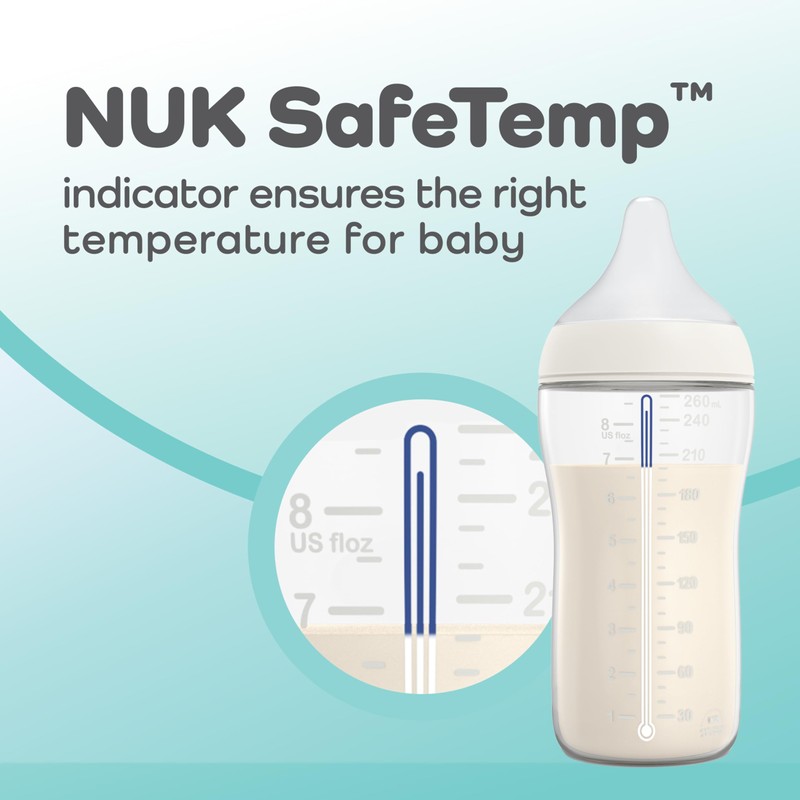 NUK Perfect Match Fast Flow Soft Silicone Nipple with Anti-Colic