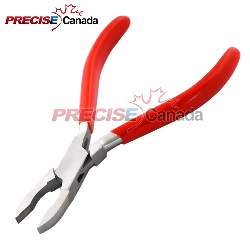 PRECISE CANADA 5" Ring Closing Pliers Red Dip Handle