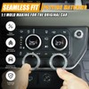 Bekantogy 3PCS Car Air Conditioner Switch Button Knob Cover Compatible