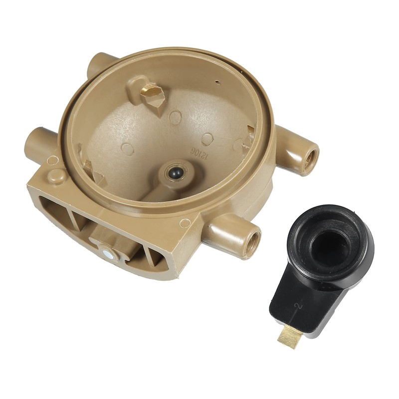 X AUTOHAUX Terminal Ignition Distributor Cap with Rotor for Ford