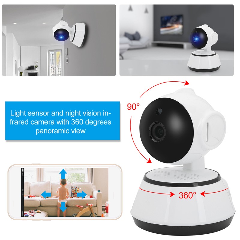 High Definition 720P Wireless Wifi IP Camera Indoor Home Security