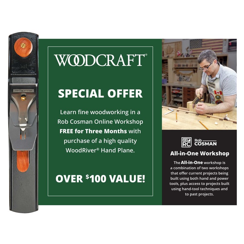WoodRiver Low Angle Block Plane with Adjustable Mouth
