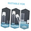 Vaguelly 4pcs Abs Refillable Pump Dispenser Bottles for Travel Toiletries