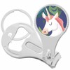 Happy Unicorn Nail Clippers Plus Bottle Opener Keychain