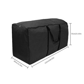 Knewmart Storage Bag, Cushion Covers, Protective Cover for Cushions, Garden Cushions, Cushion Covers, Protective Cover, with Carry Handle, Storage Bag for Christmas Trees (122 x 39 x 55 cm)