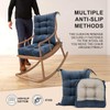 Lokex Rocking Chair Cushion Only,Tufted Non-Slip Comfortable Rocking Chair Cushions