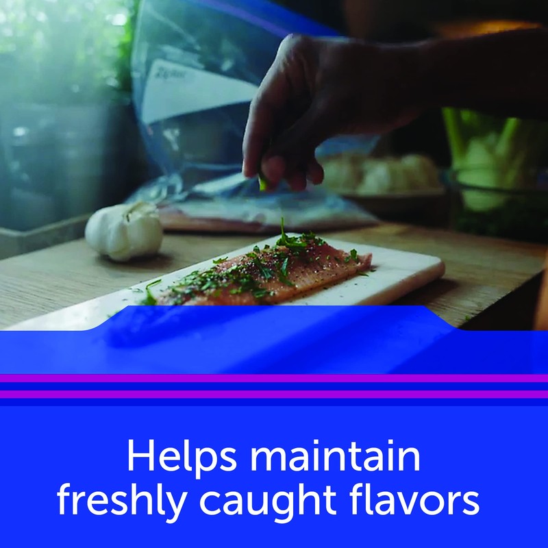 Ziploc Medium Food Storage Freezer Bags, Grip 'n Seal Technology