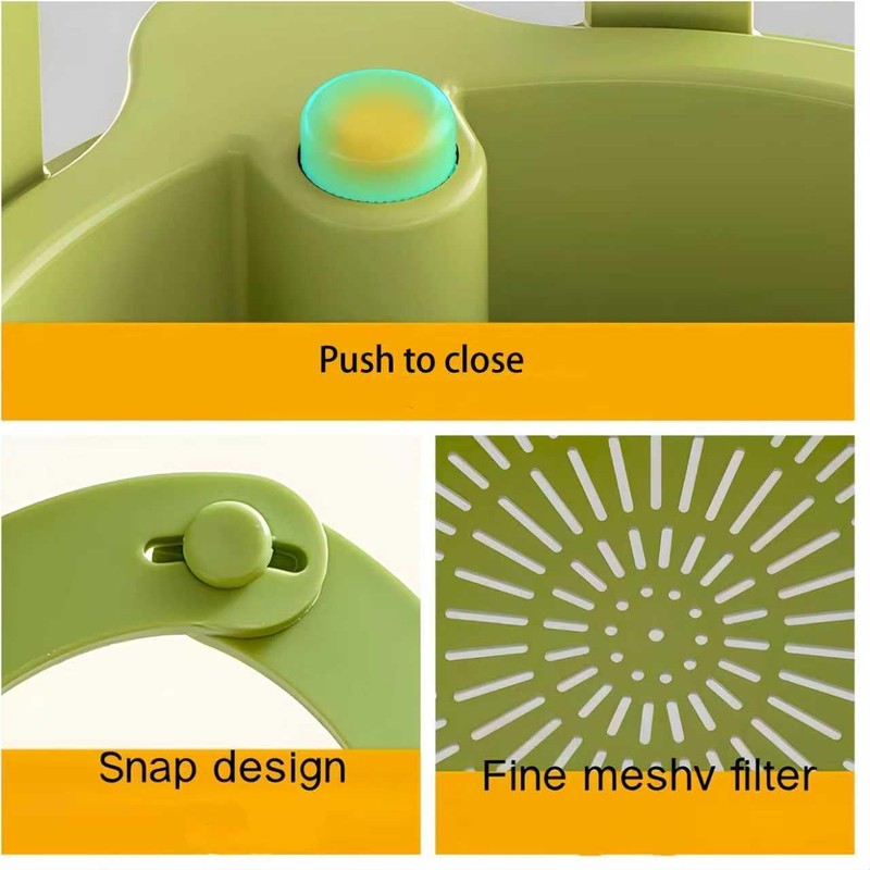 Sink Strainer, Snap Button Sink Strainer, Snap Kitchen Drain Basket,