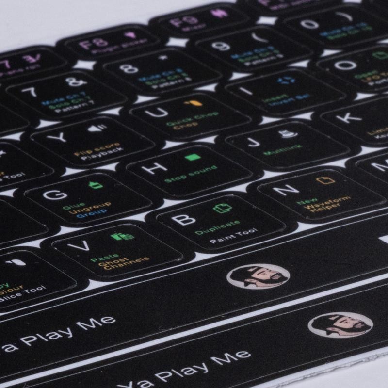 Keyboard Shortcut Stickers for FL Studio, Ableton Logic Pro, and