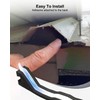 20 Pcs, 12 Inch R-Shaped Panel Foam Closure Strips for