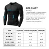 3 Pack Men's Compression Shirts Long Sleeve Athletic Base Layer