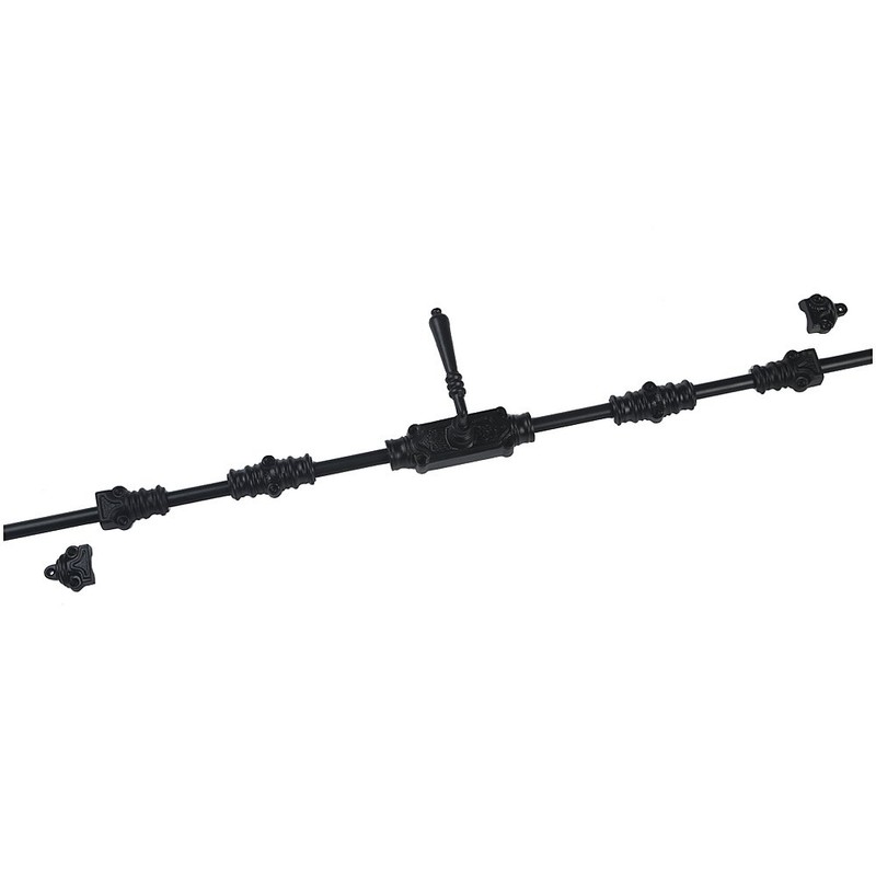 A29 Hardware 9 Feet Iron Lever Style Door Cremone Bolt,