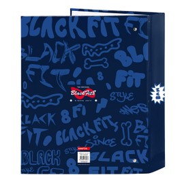 Blackfit8 Document Wallet 4 Rings 270x60x330mm