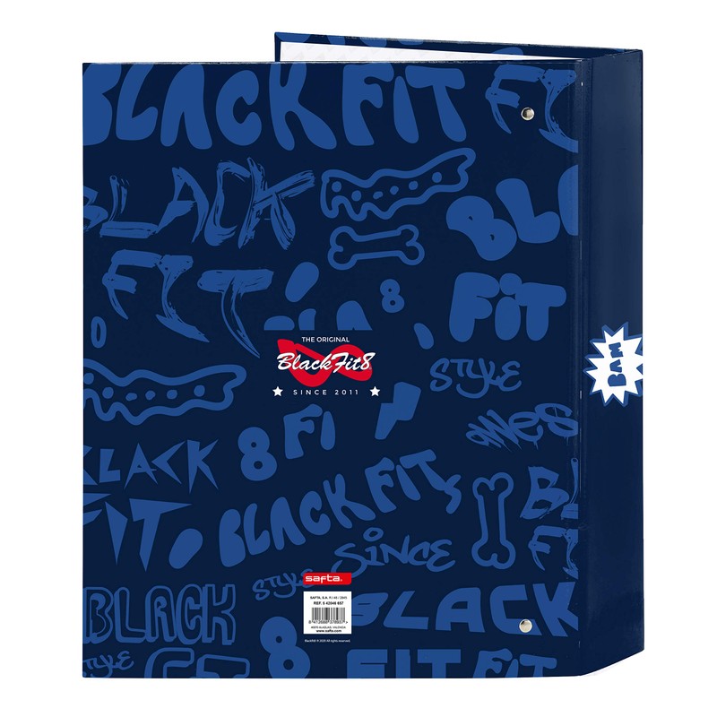 Blackfit8 Document Wallet 4 Rings 270x60x330mm