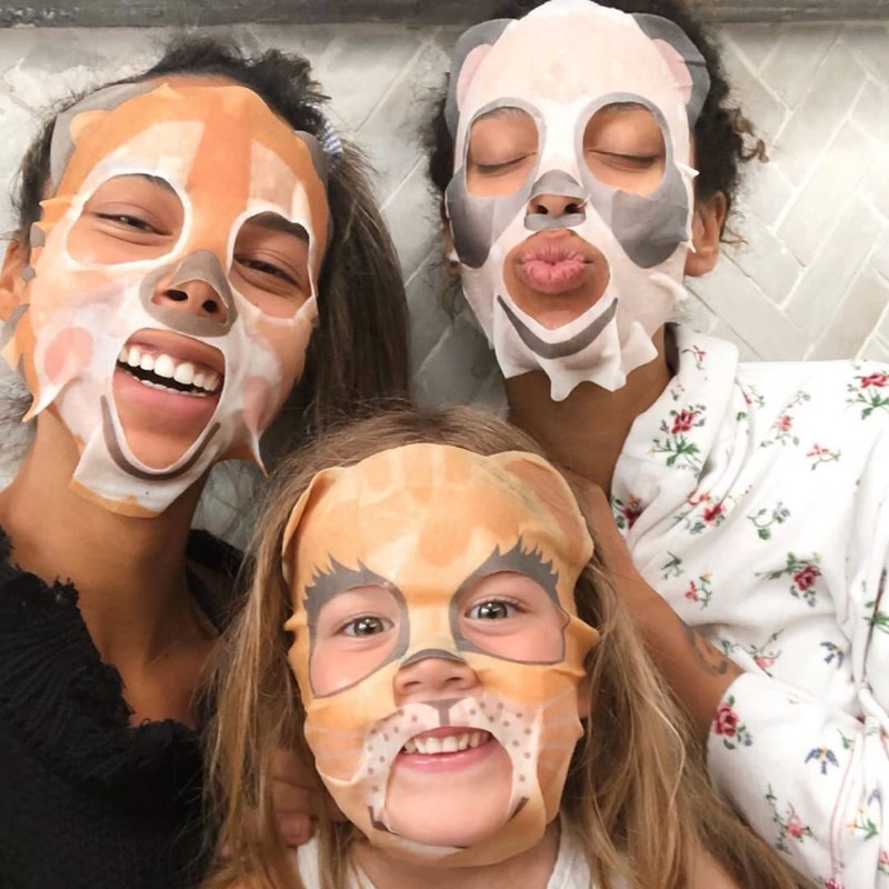 7th Heaven Tiger Sheet Face Mask Apple and Kiwi Revitalising