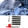 5Pcs 1/4in Indexable Turning Tool Set Cemented Carbide Machining Lathes