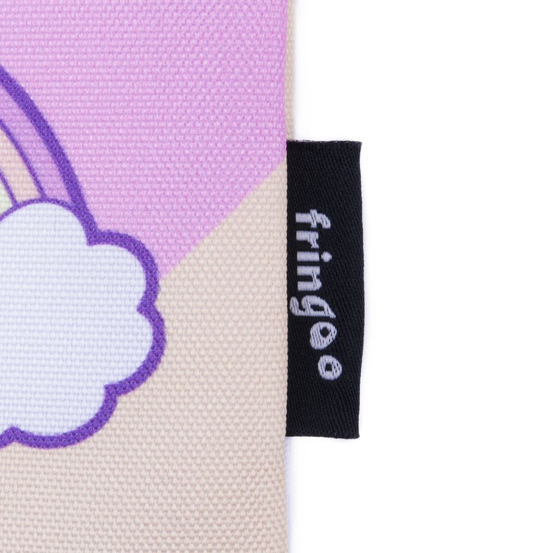 Fringoo - Kids Drawstring Bag - Front Zipped Pocket -