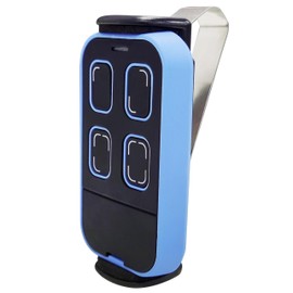 Universal Garage Door Remote Universal Gate Remote Control Cloning Homelink Programmable Learning 4-Button Multi Frequency 280MHZ-868MHZ (Blue)