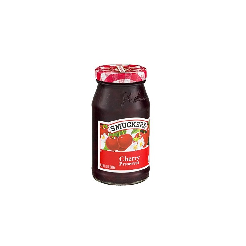 Smucker's Cherry Preserves, 12-Ounce (Pack of 2)