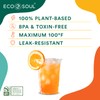 ECO SOUL 100% Compostable, Disposable Party Cups | Eco-friendly Party