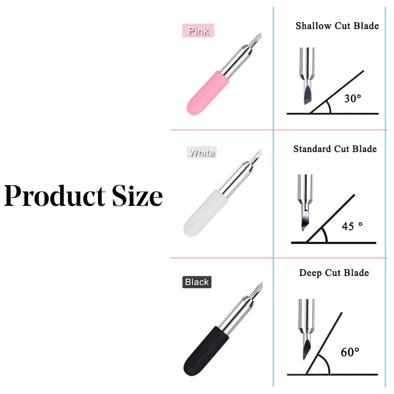 10Pcs Replacement Blades for Cricut Joy -5Pcs 45° Fine Point
