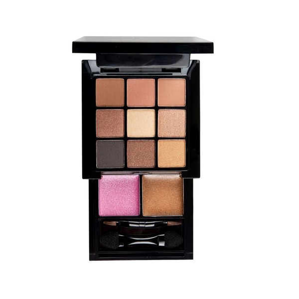 NYX Make Up Artist Box Smokey Look Kit – Bronze – 9 Eyeshadows, 2 Lip Colours 78 g Pack of 1