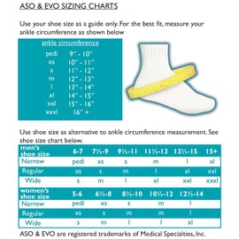 ASO Ankle Stabilizer, White, XX-Large, Packs of 1