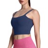 Aoxjox Women's Workout Sports Bras Fitness Padded Backless Yoga Crop