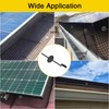 FUTRPOW Solar Panel Bird Guard Fastener Clips,50 Sets Critter Guard