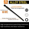 PTSLKHN Hex Shank Drill Bit Set, 10 Piece SAE Allen