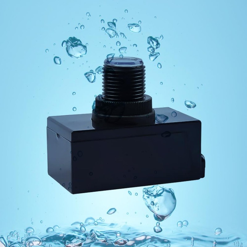 Meskliu AC110-240V Photocell Light Sensor,5A Dusk to Dawn Outdoor Photoelectric