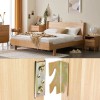 Fulycin 4 Pack Bed Rail Brackets - Heavy Duty Wooden