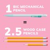 BIC Xtra-Smooth Pastel Mechanical Pencils with Erasers, Medium Point (0.7mm),