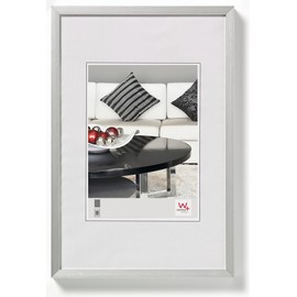 walther design AJ318S Chair Aluminium Picture Frame, 13 x 18 cm, Silver