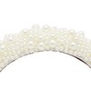 Diademas acolchadas de perlas para mujer, diseños de diamantes de