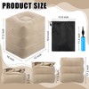 Drydiet 2 Pcs Inflatable Foot Rest Pillow, 2 in 1