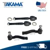 Takama 4Pcs Front Inner & Outer Tie Rod Ends Set