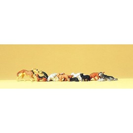 (Fraser) Fraser 1:87 Dogs and Cats - Animal Miniatures / (프레이저)프레이저 1대87 개와 고양이-동물 미니어쳐
