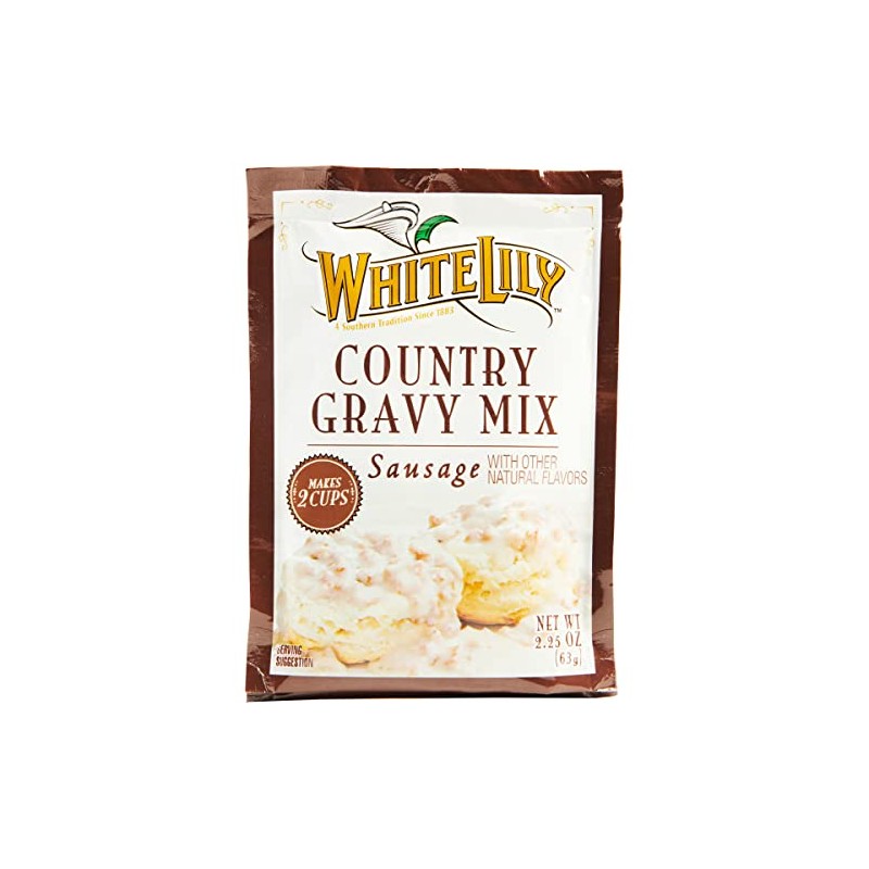 White Lily Sausage Country Gravy Mix, 2.25 oz