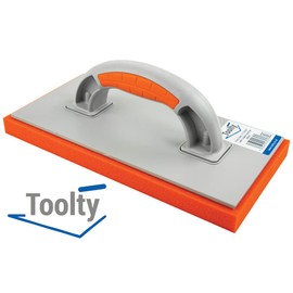 Toolty PVC Sponge Float - 280 x 140mm - Rubber Sponge - for Brick, Concrete, Stucco, Tile and Wallpaper - DIY - TLTY-3695