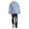 Conjunto de ropa de 4 piezas para niña, Azul claro,