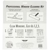 Ettore 04991 Products 2-Step Squeegee Scrubber Combo Blue 12 In