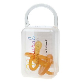 Natural Rubber Soothers Soother Rounded - 3-6 Months, 3-6 Months