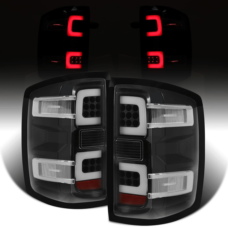 HECASA LED Tail Lights Compatible with 2014-2018 Silverado 1500 2500HD