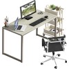 SHW Mission 40-Inch Home Office Computer Desk, Maple
