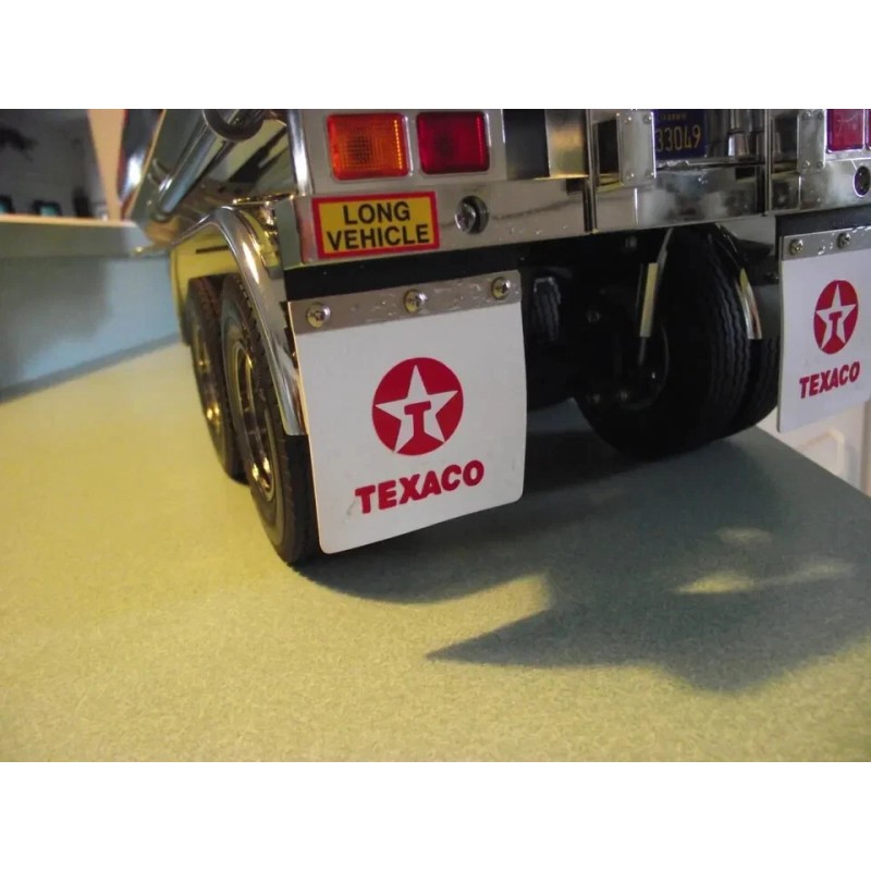 TAMIYA 1/14 SCALE TEXACO TANKER VINYL DIE CUT DECAL SET