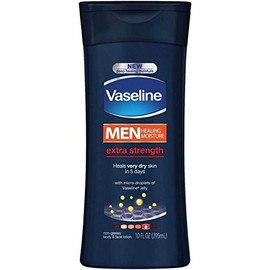Vaseline Loción extra fuerte para hombre 10 onzas (10.0 fl oz) (paquete de 3)