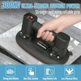 KEENTECH 10" Electric Suction Cup with Digital Display, 661 Lbs Max Load
